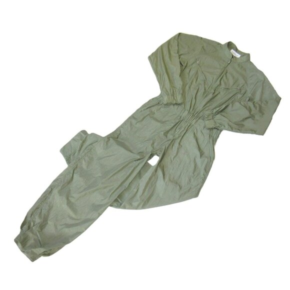 NWT Minimalist by Tamara Davydova Amelia in Olive Nylon Flight Suit Jumpsuit S - Picture 3 of 7